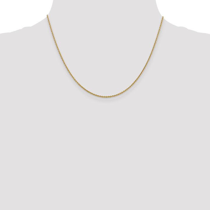 14k 1.4mm Forzantine Cable Chain