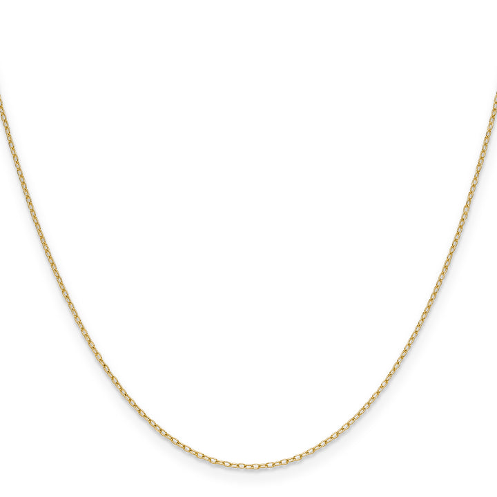 14k .8mm Forzantine Cable Chain