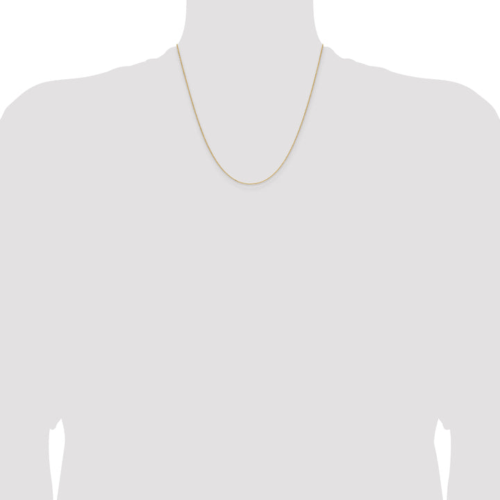 14k 1.0mm D/C Forzantine Cable Chain