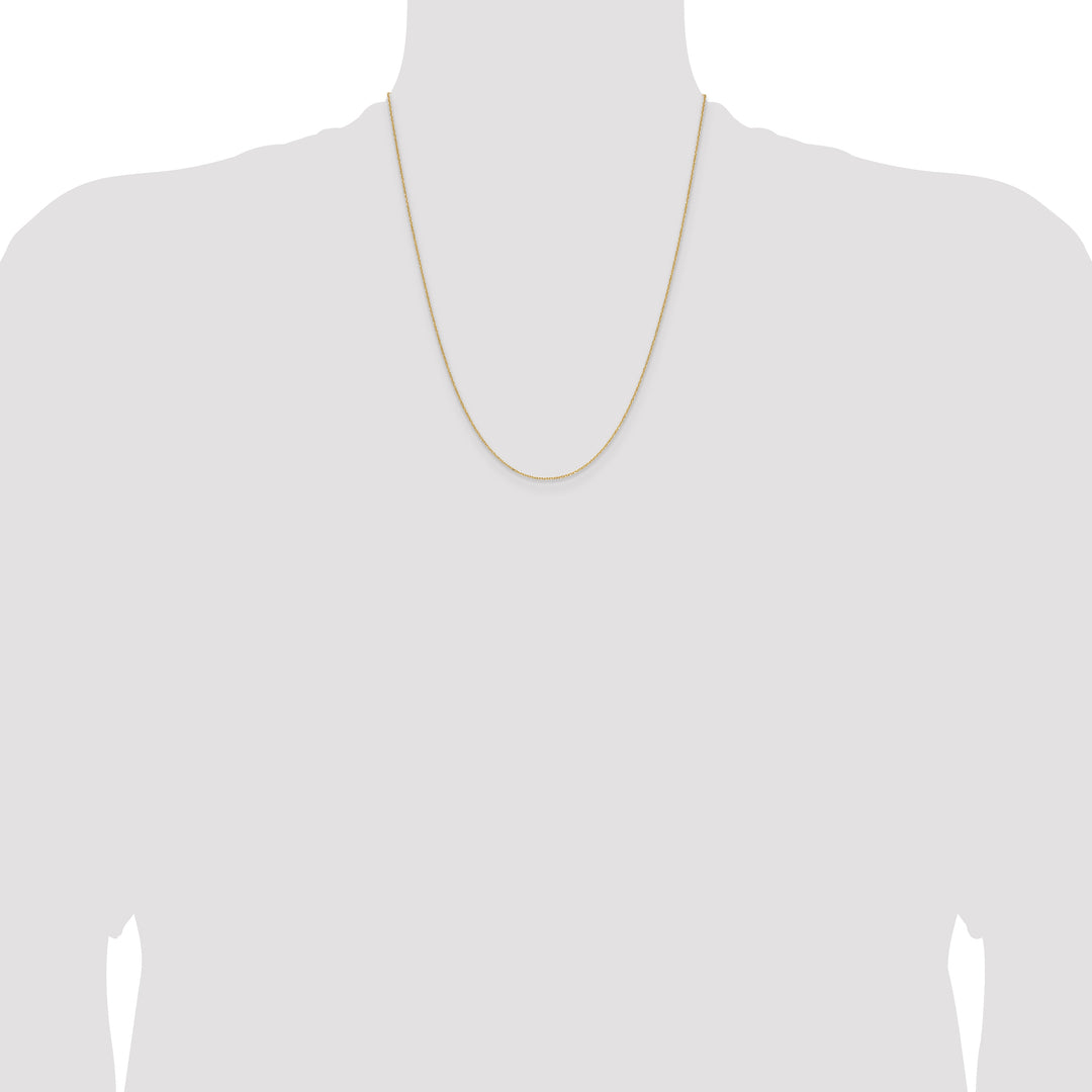 14k 1.0mm D/C Forzantine Cable Chain