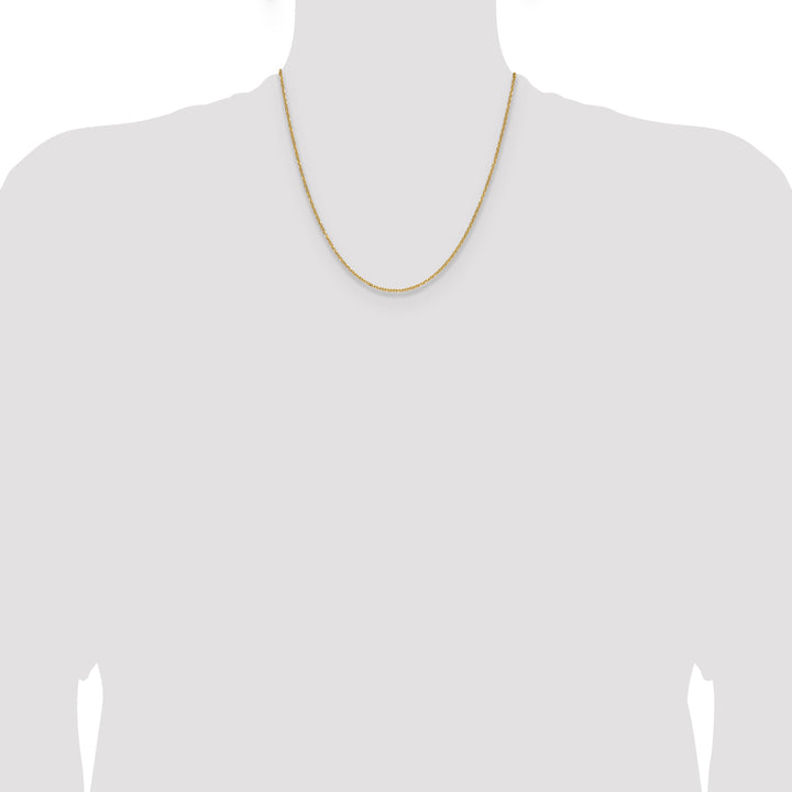 14k 1.4mm D/C Forzantine Cable Chain