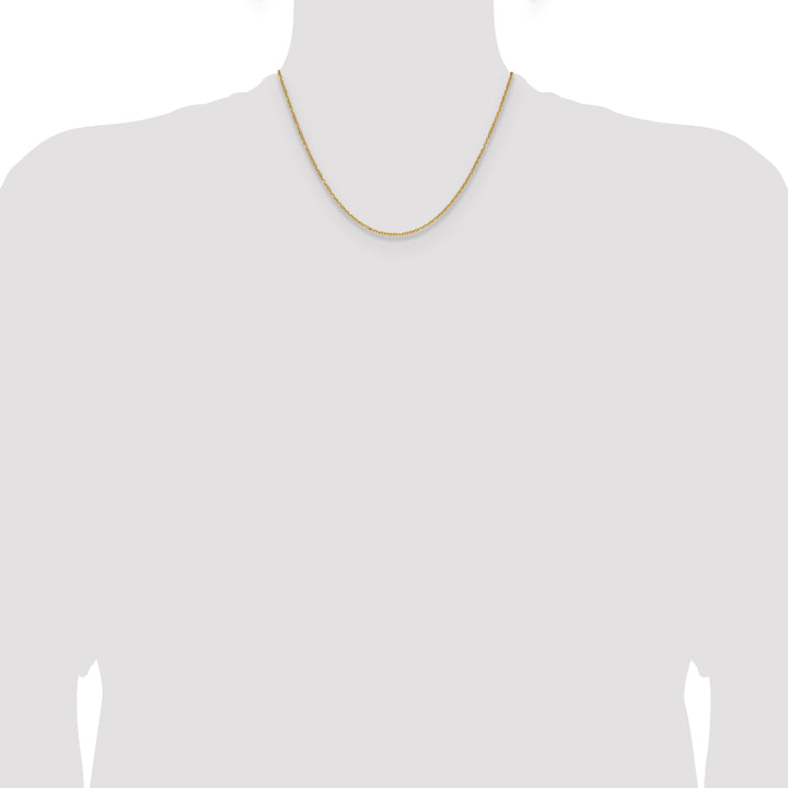 14k 1.4mm D/C Forzantine Cable Chain