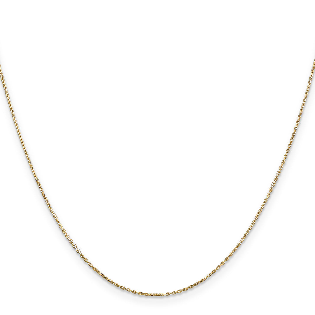14k .8mm D/C Cable with Lobster Clasp Chain