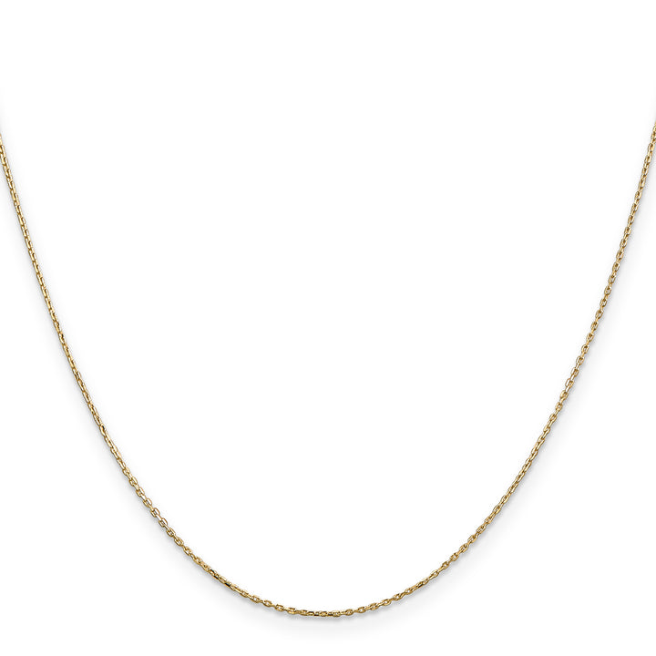 14k .8mm D/C Cable with Lobster Clasp Chain