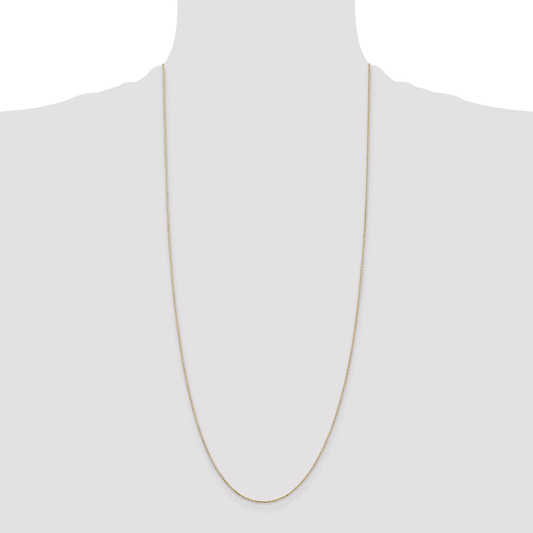 14k .8mm D/C Cable with Lobster Clasp Chain