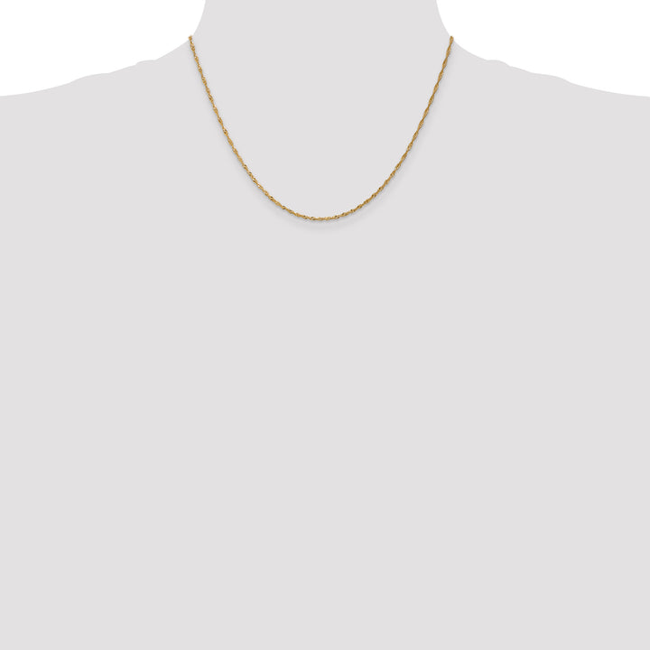 14k 1.4mm Singapore Chain