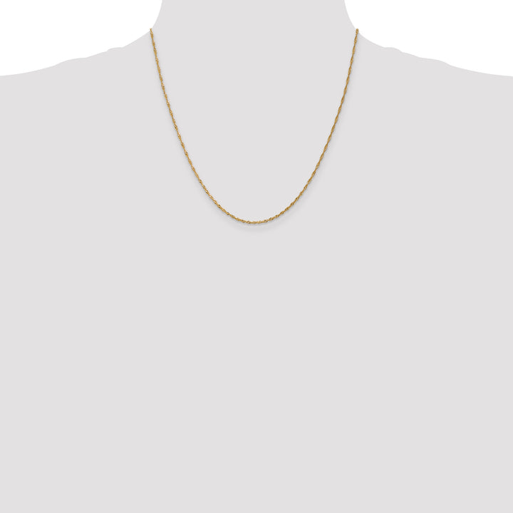 14k 1.4mm Singapore Chain