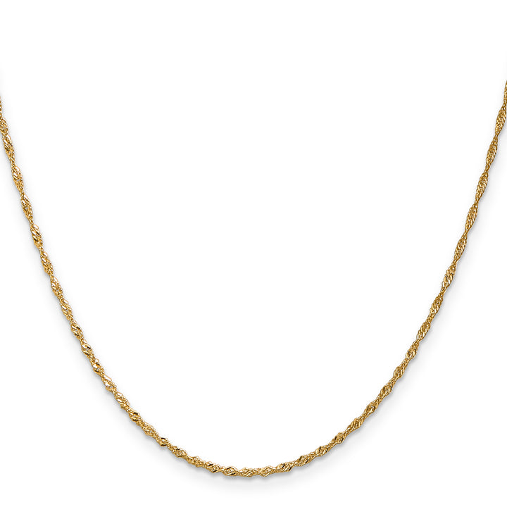 14k 1.4mm Singapore Chain