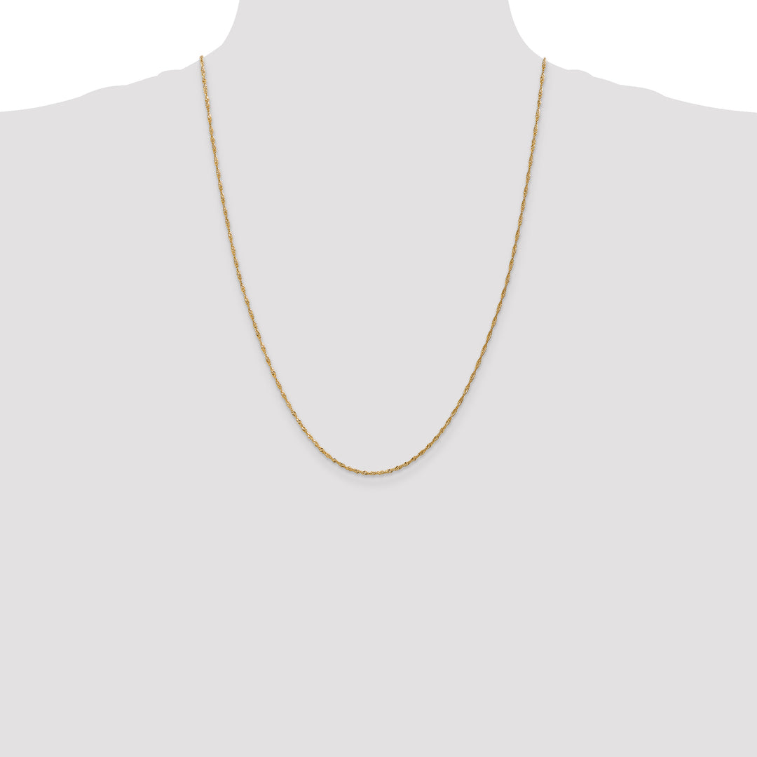 14k 1.4mm Singapore Chain