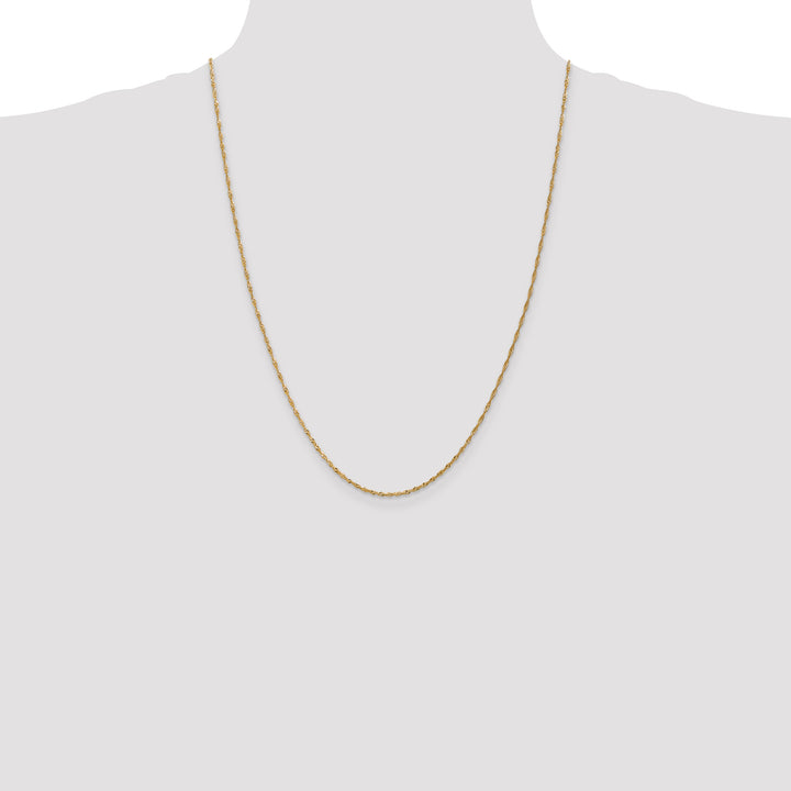 14k 1.4mm Singapore Chain