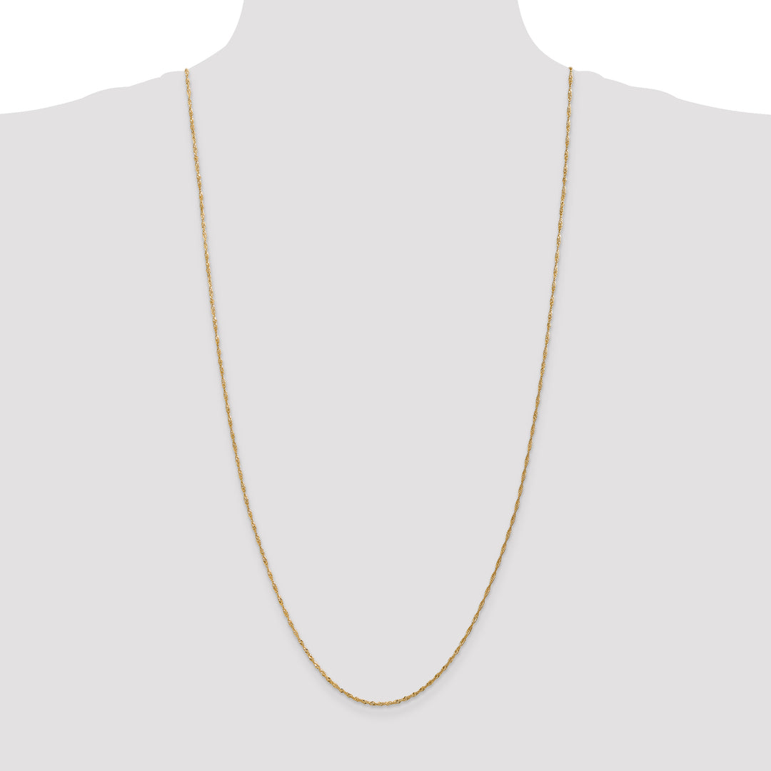 14k 1.4mm Singapore Chain