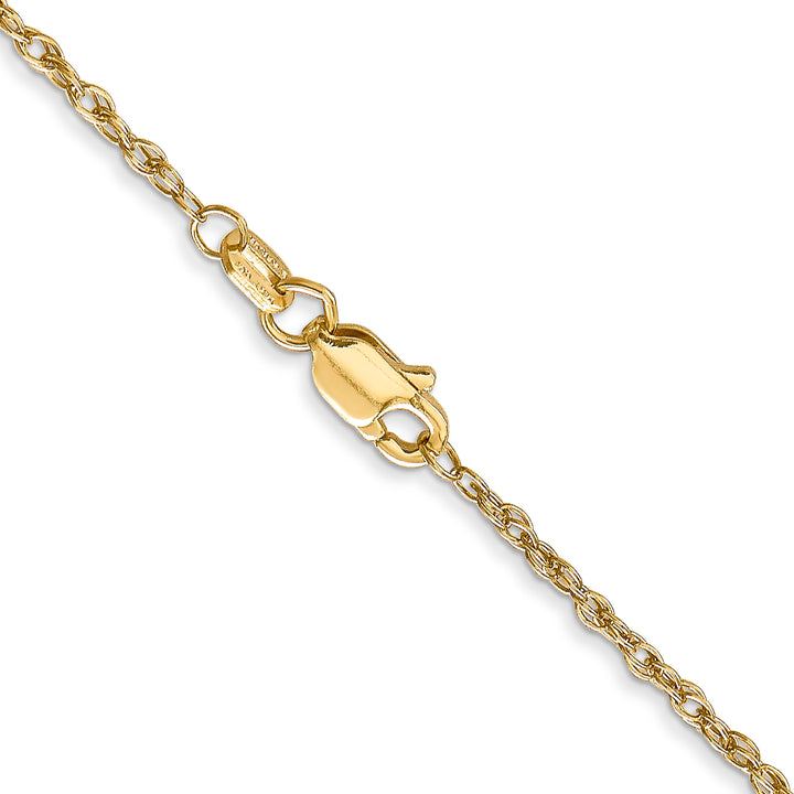 14k 1.3mm Heavy-Baby Rope Chain