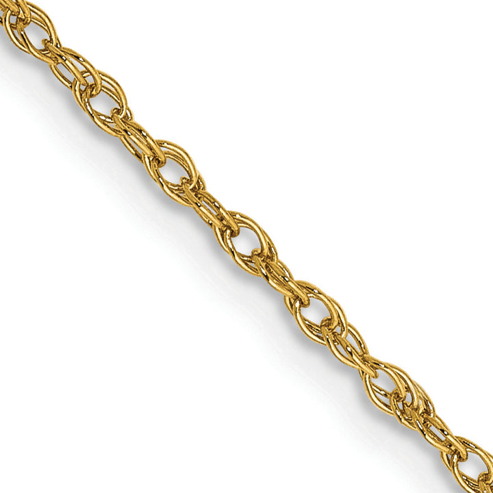 14k 1.3mm Heavy-Baby Rope Chain