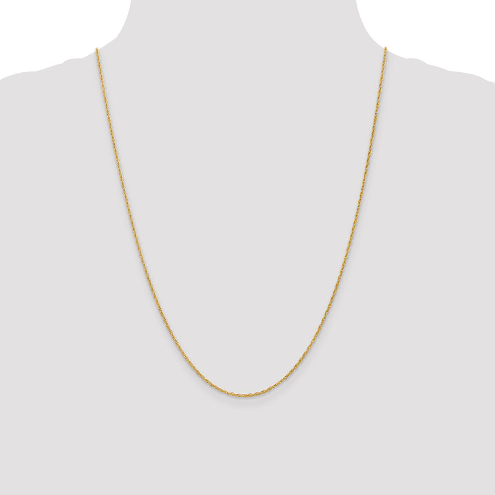 14k 1.3mm Heavy-Baby Rope Chain