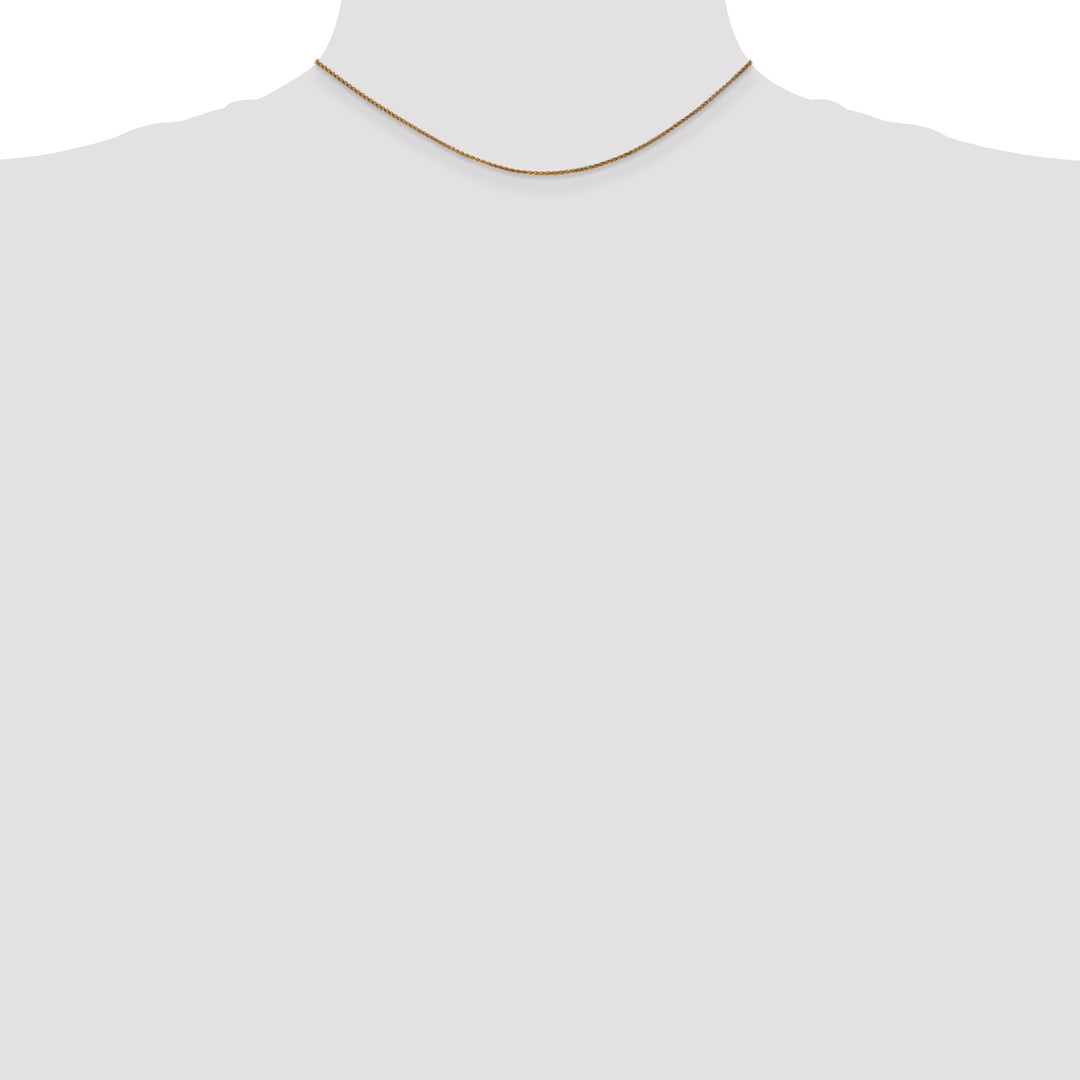 14k 1.25mm D/C Spiga Chain