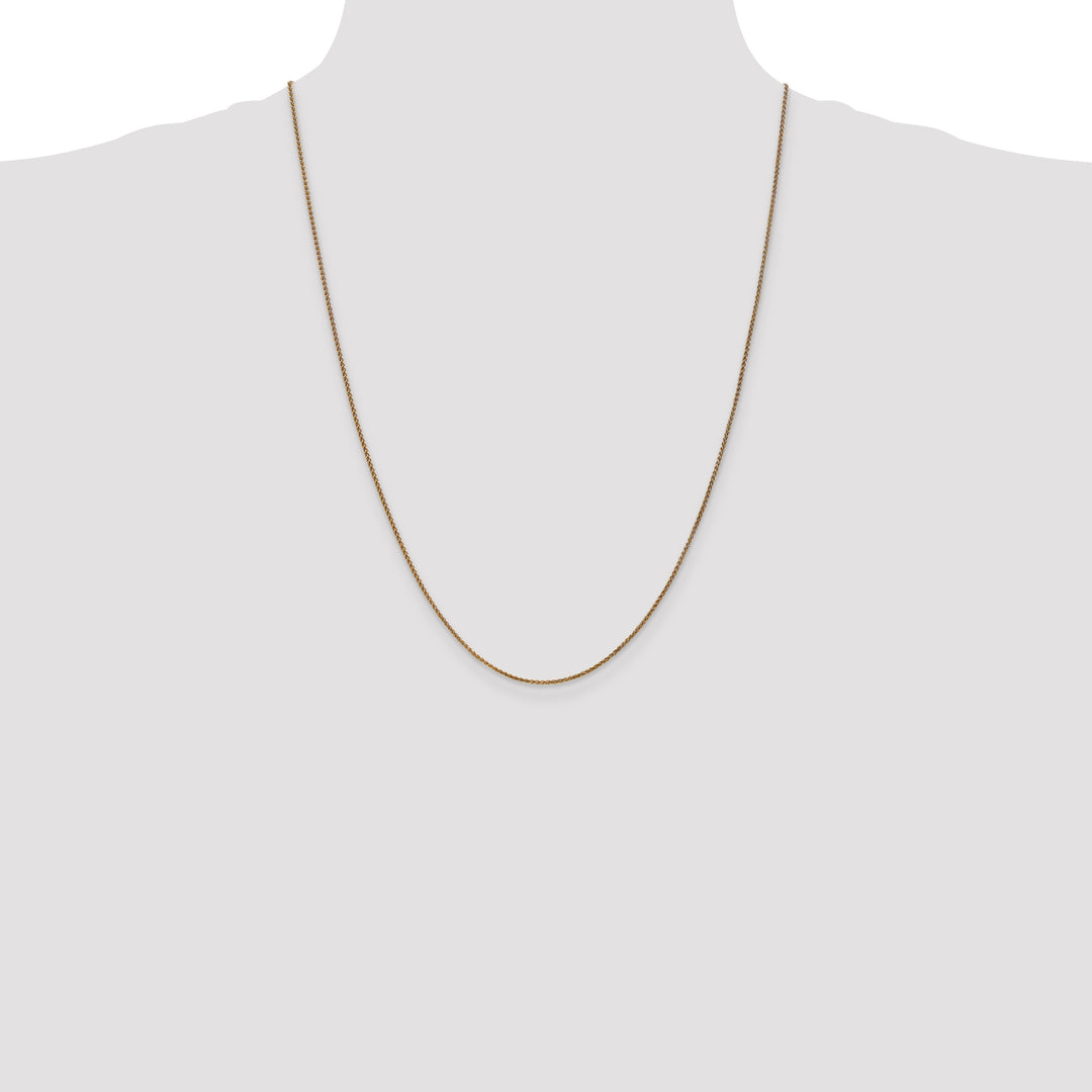 14k 1.25mm D/C Spiga Chain
