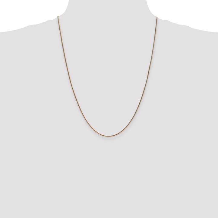 14k 1.25mm D/C Spiga Chain