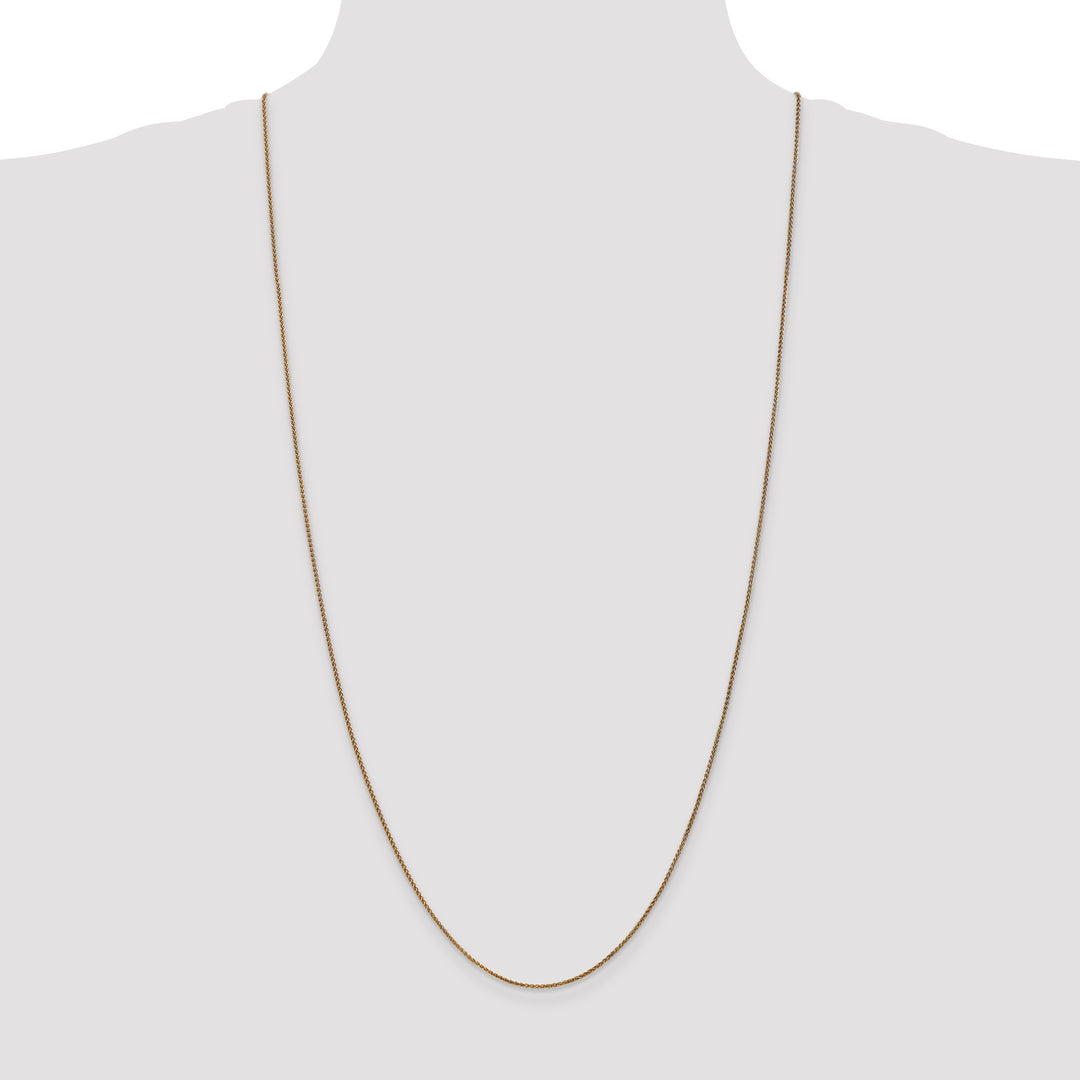 14k 1.25mm D/C Spiga Chain