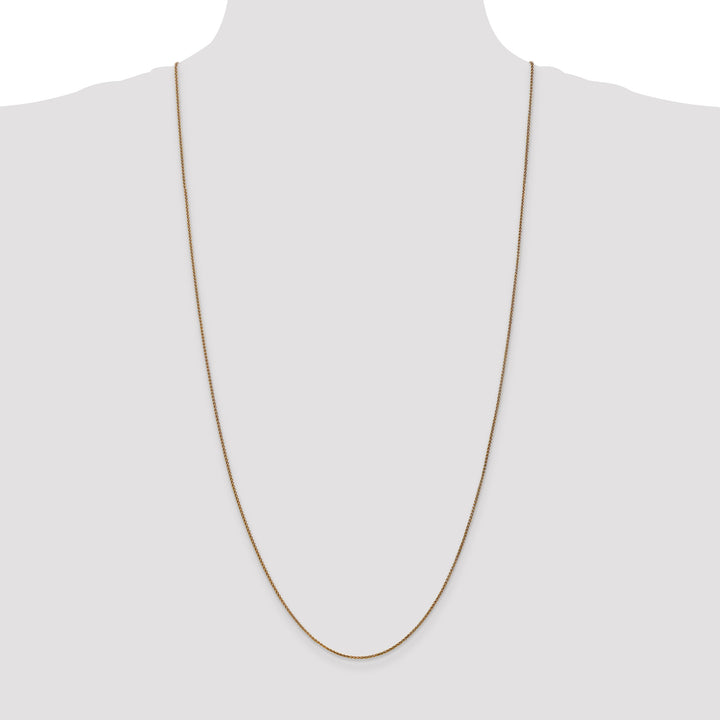 14k 1.25mm D/C Spiga Chain