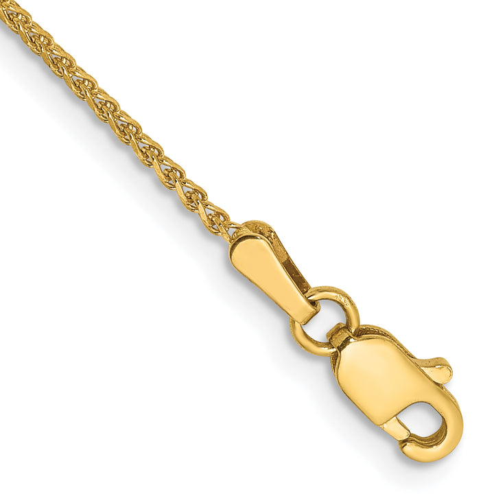 14k 1.25mm D/C Spiga Chain