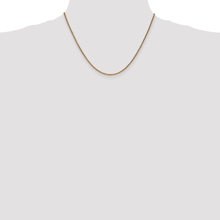 14k 1.7mm D/C Spiga Chain