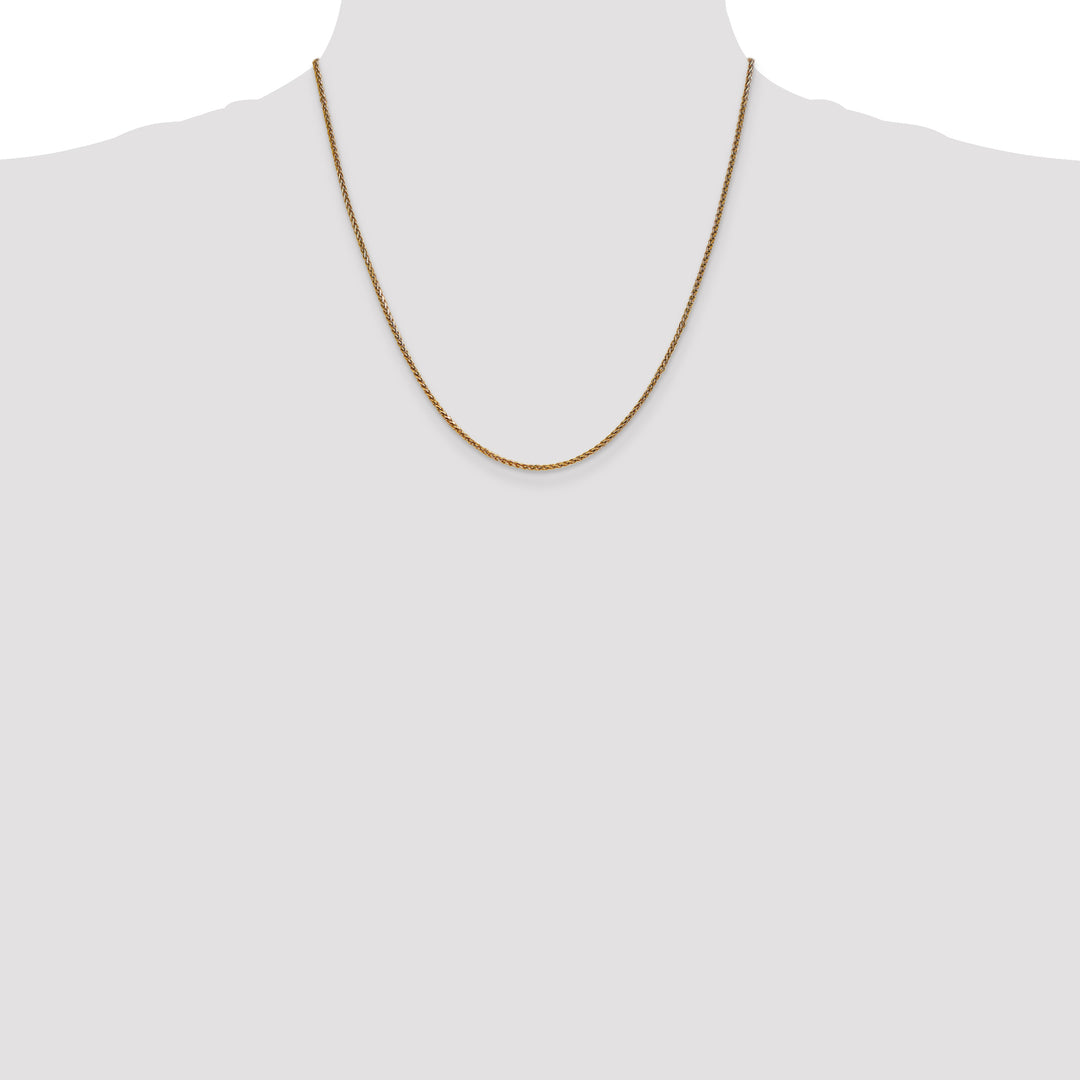 14k 1.7mm D/C Spiga Chain