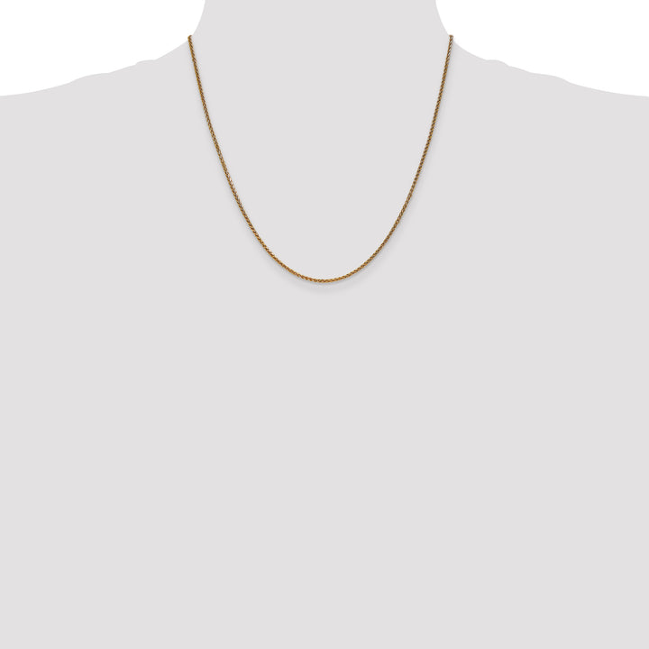 14k 1.7mm D/C Spiga Chain