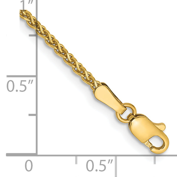 14k 1.7mm D/C Spiga Chain
