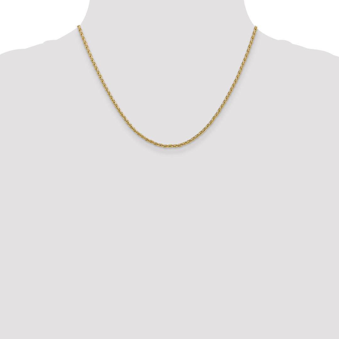 14k 2.25mm Parisian Wheat Chain