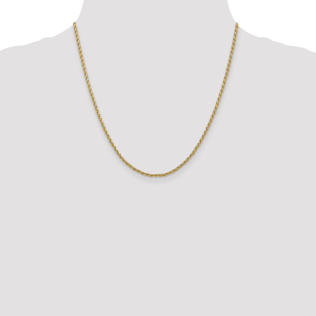 14k 2.25mm Parisian Wheat Chain