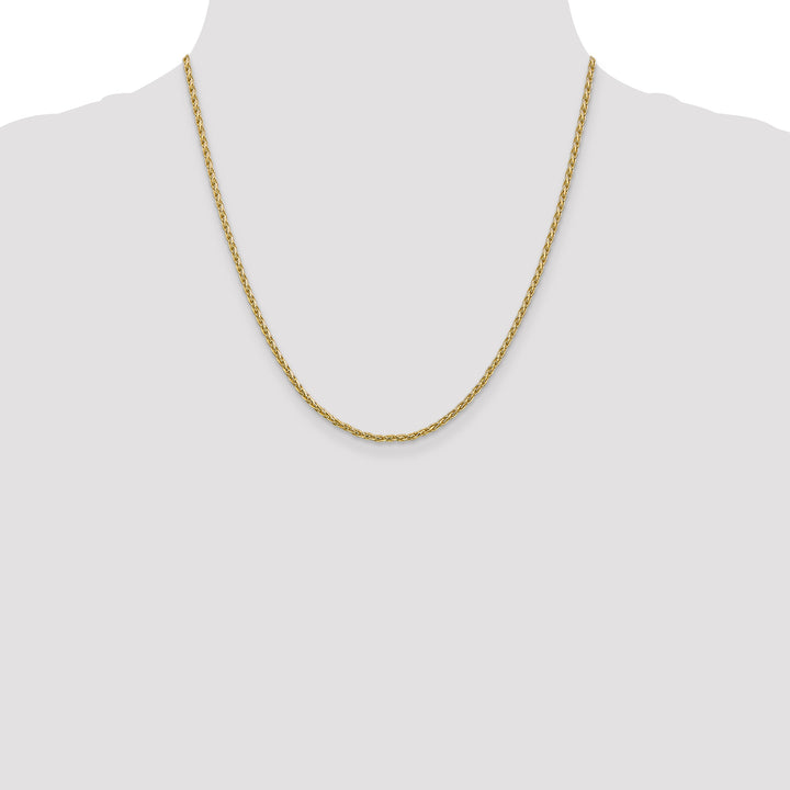 14k 2.25mm Parisian Wheat Chain