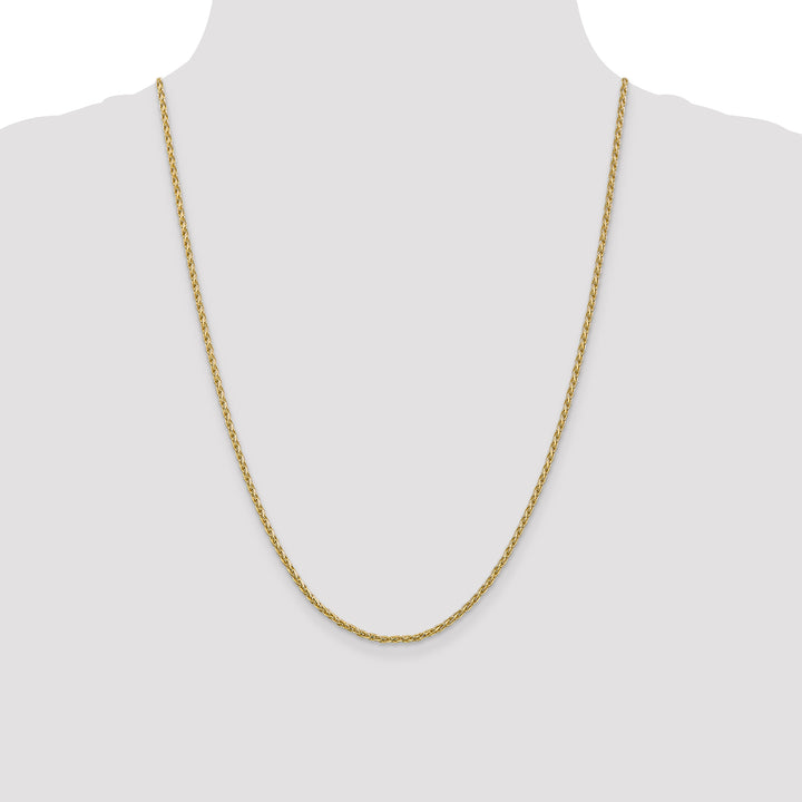 14k 2.25mm Parisian Wheat Chain