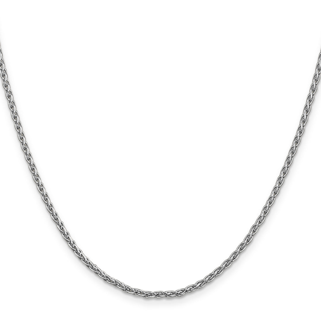 14k White Gold 2.25mm Parisian Wheat Chain