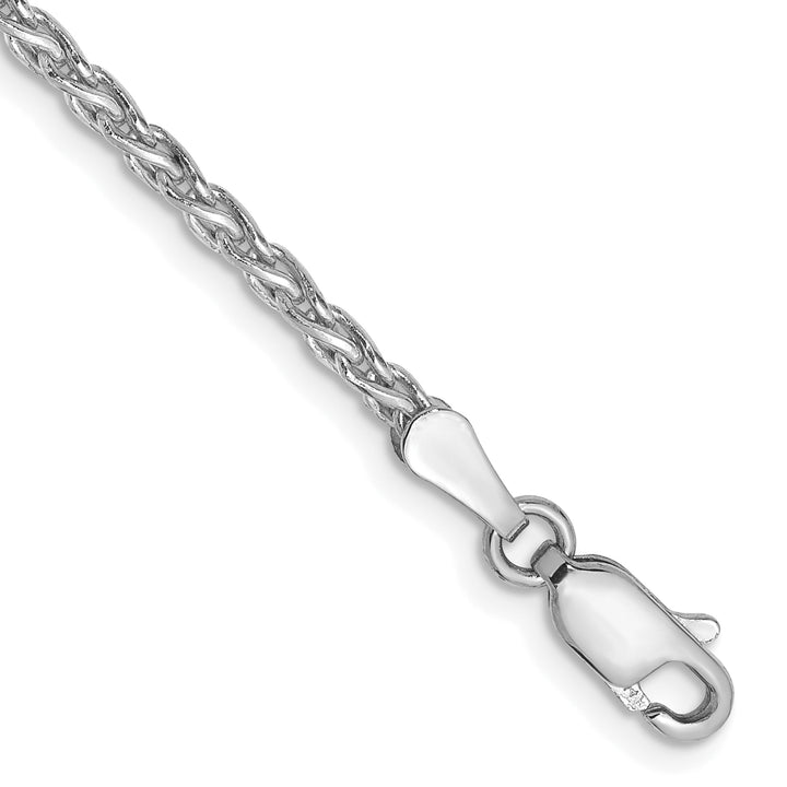 14k White Gold 2.25mm Parisian Wheat Chain
