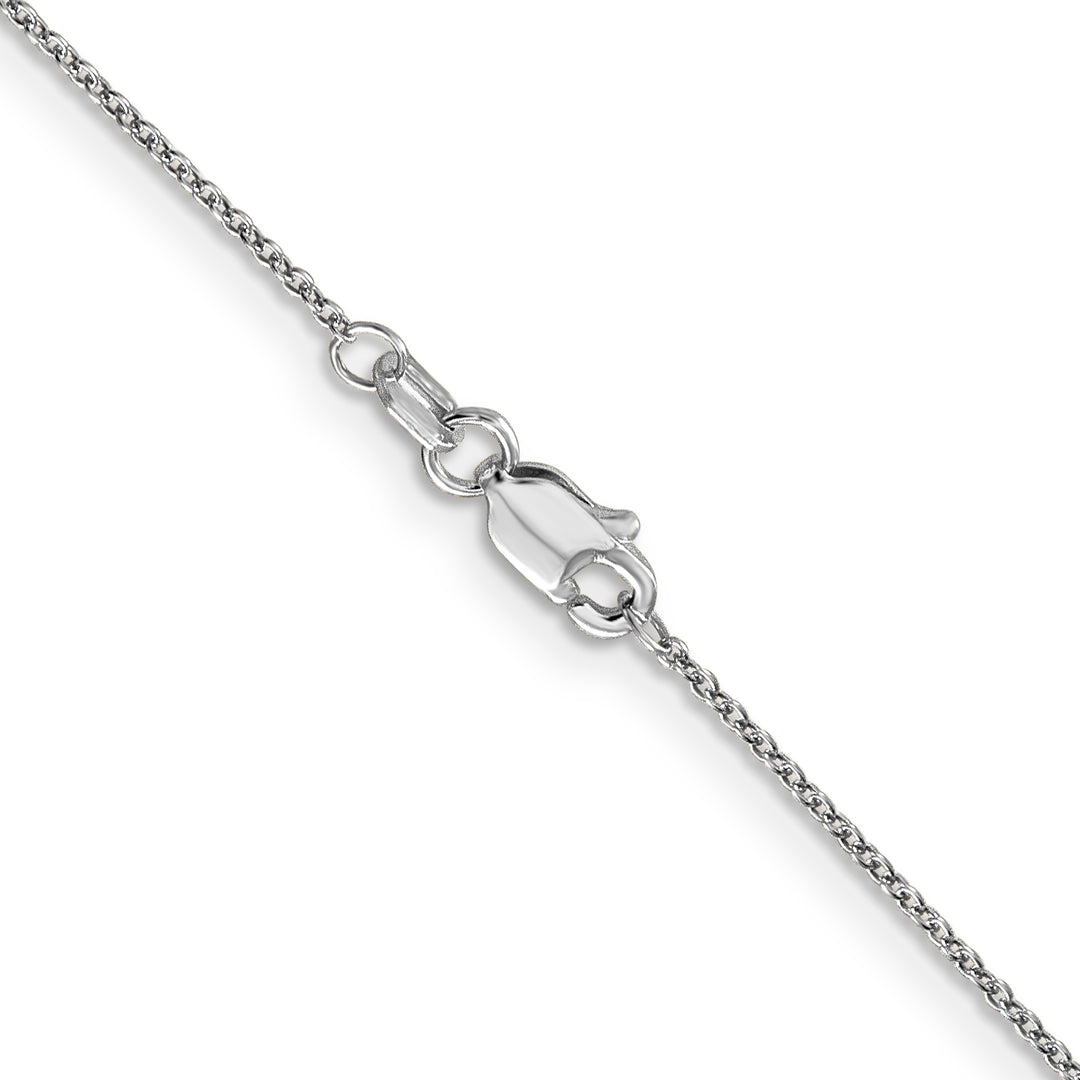 14k White Gold .9mm Cable with Lobster Clasp Chain