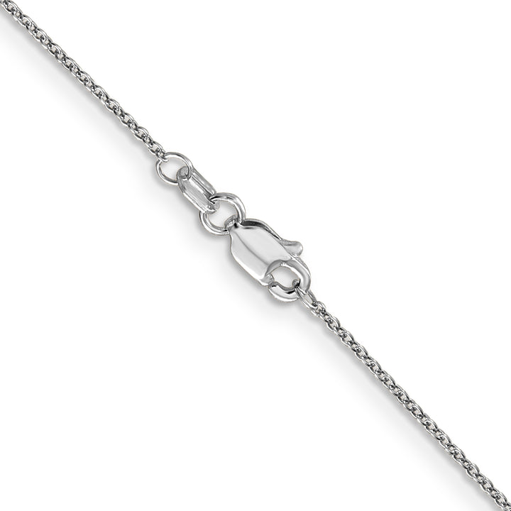 14k White Gold .9mm Cable with Lobster Clasp Chain