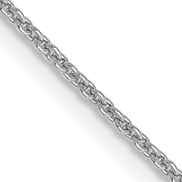 14k White Gold .9mm Cable with Lobster Clasp Chain