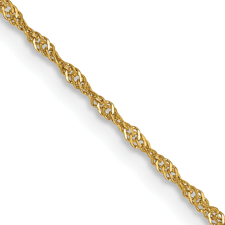 14k 1.10mm Singapore Chain