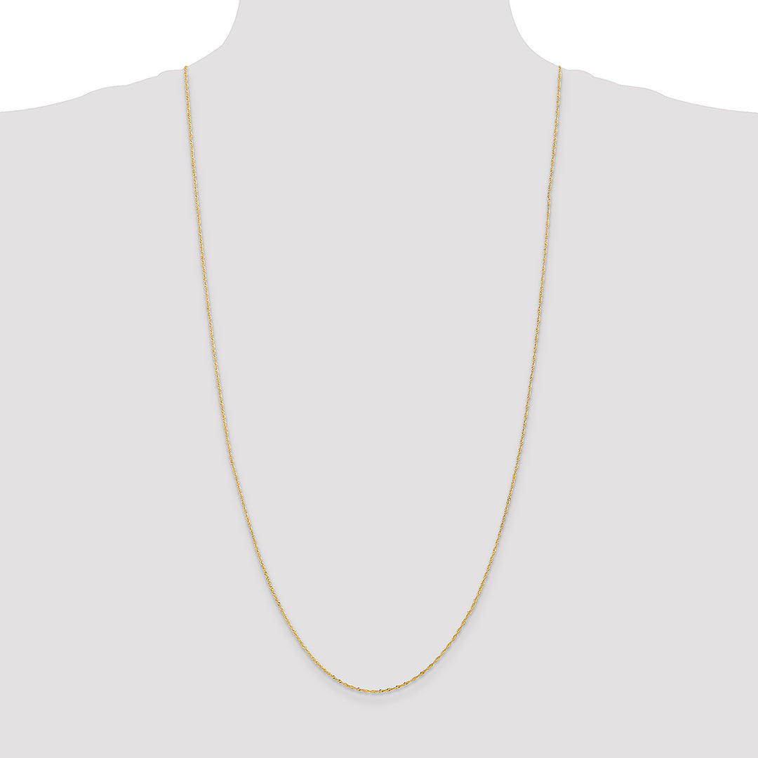 14k 1.10mm Singapore Chain