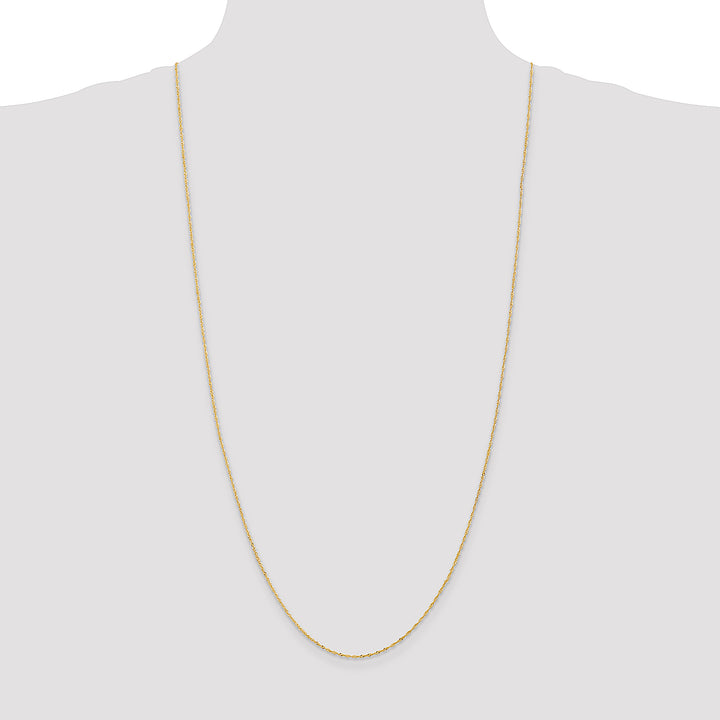 14k 1.10mm Singapore Chain