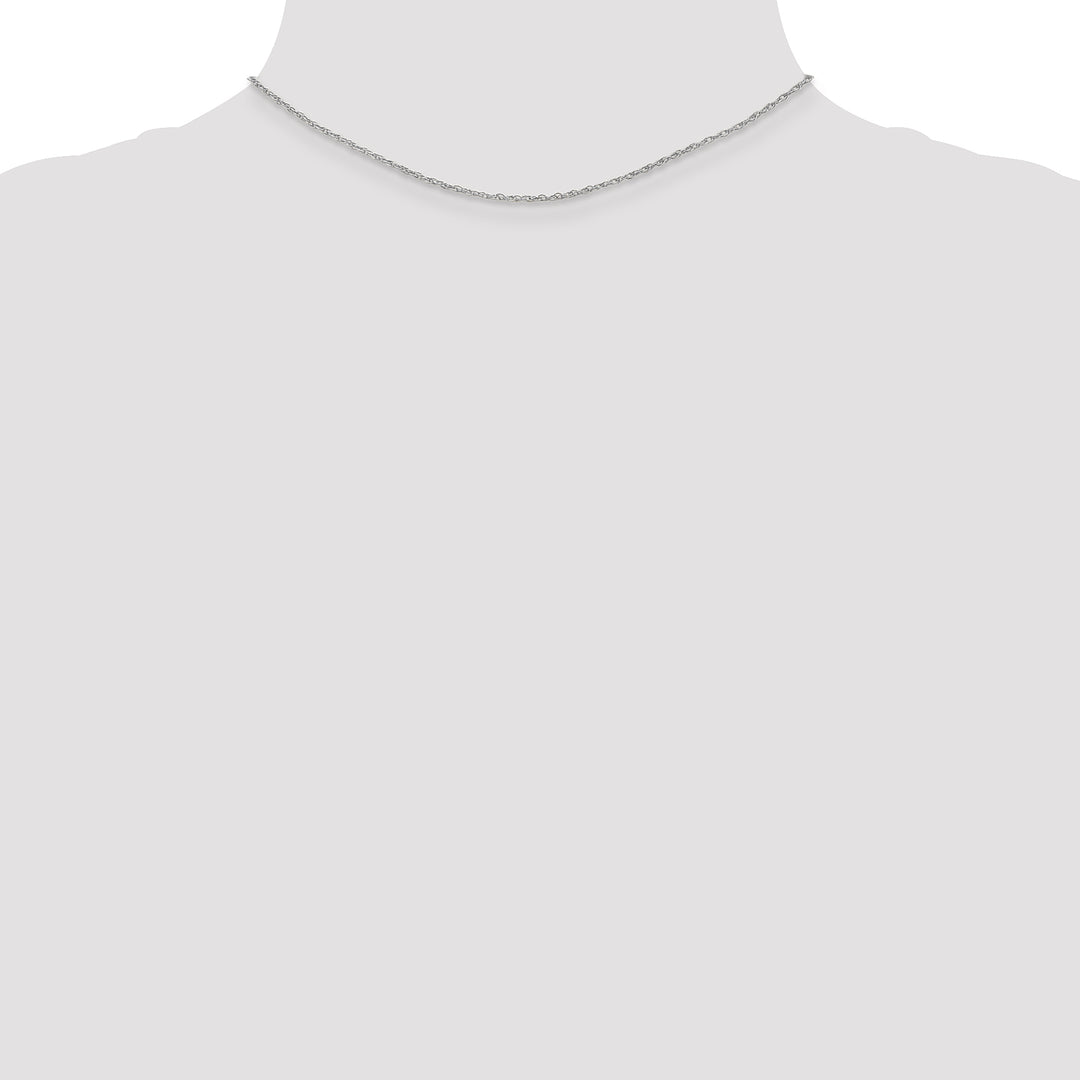 14k WG 1.3mm Heavy-Baby Rope Chain