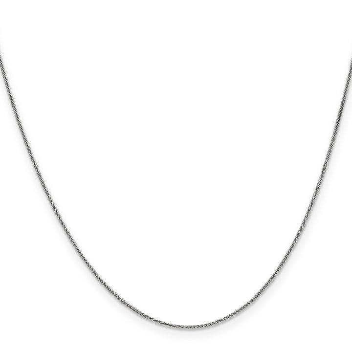 14k White Gold .85mm Spiga Chain