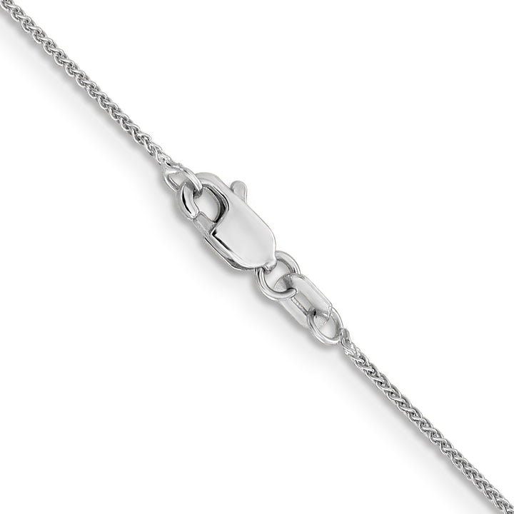 14k White Gold .85mm Spiga Chain