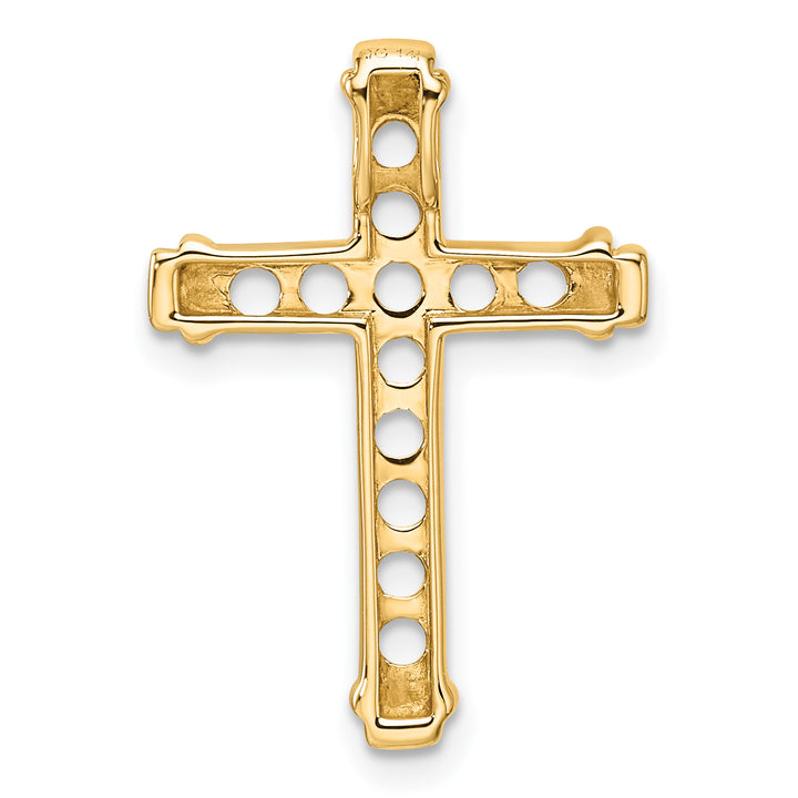 14k Latin Cross Chain Slide Mounting