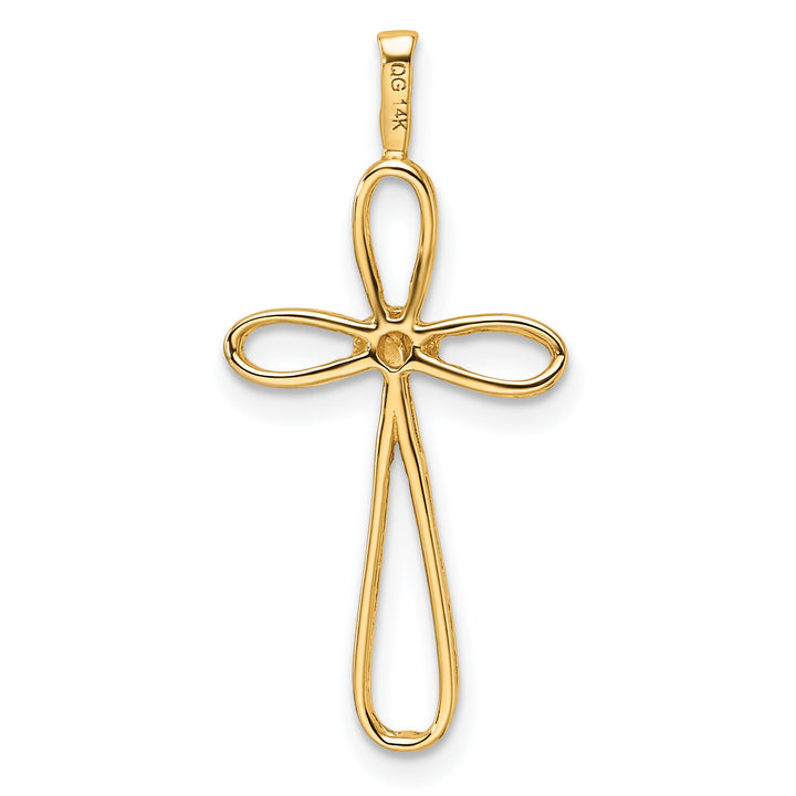 14k Cross Pendant Mounting