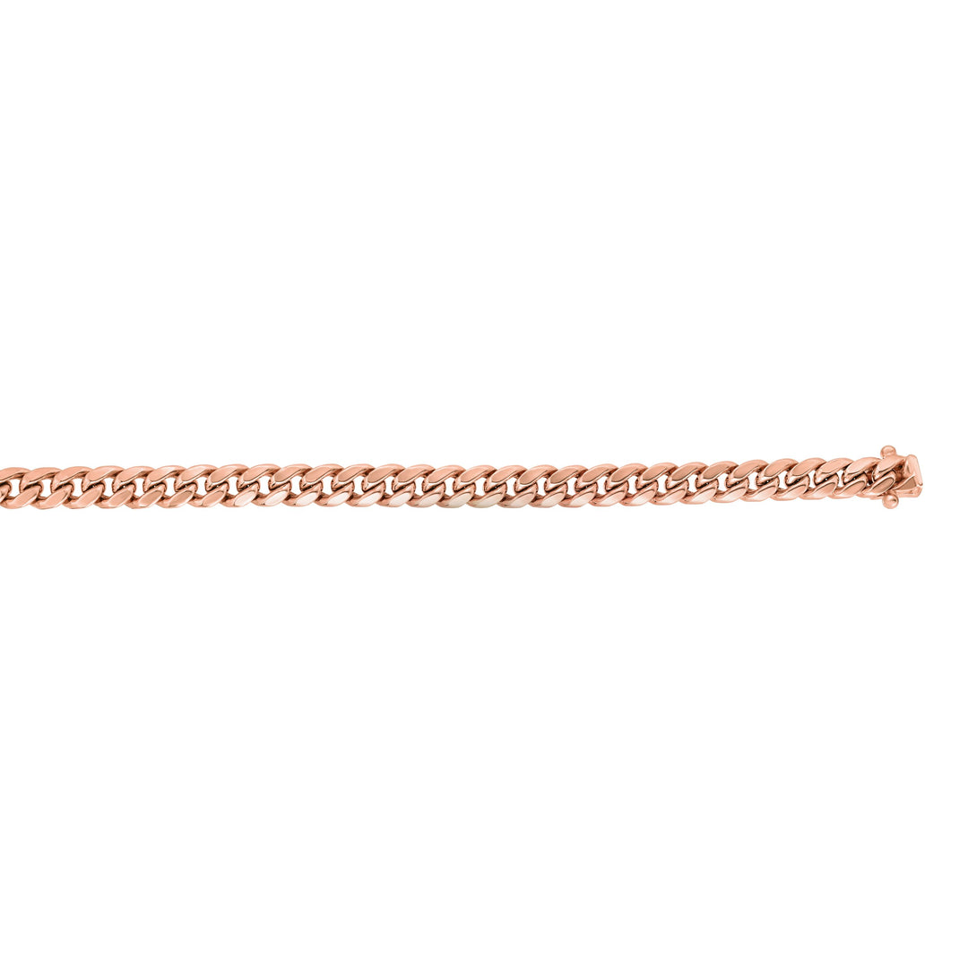 14K Gold 24"" 6.1mm Classic Miami Cuban