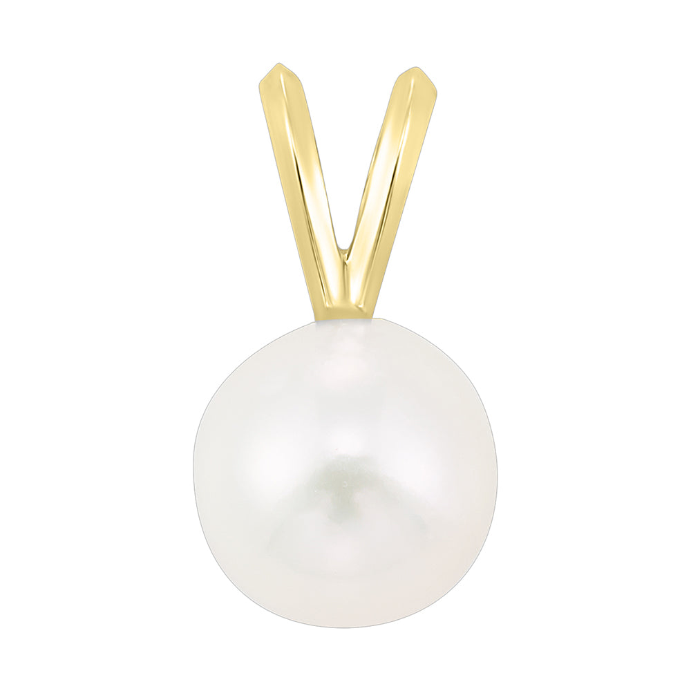 14Kt Yellow Gold Pearl Pendant