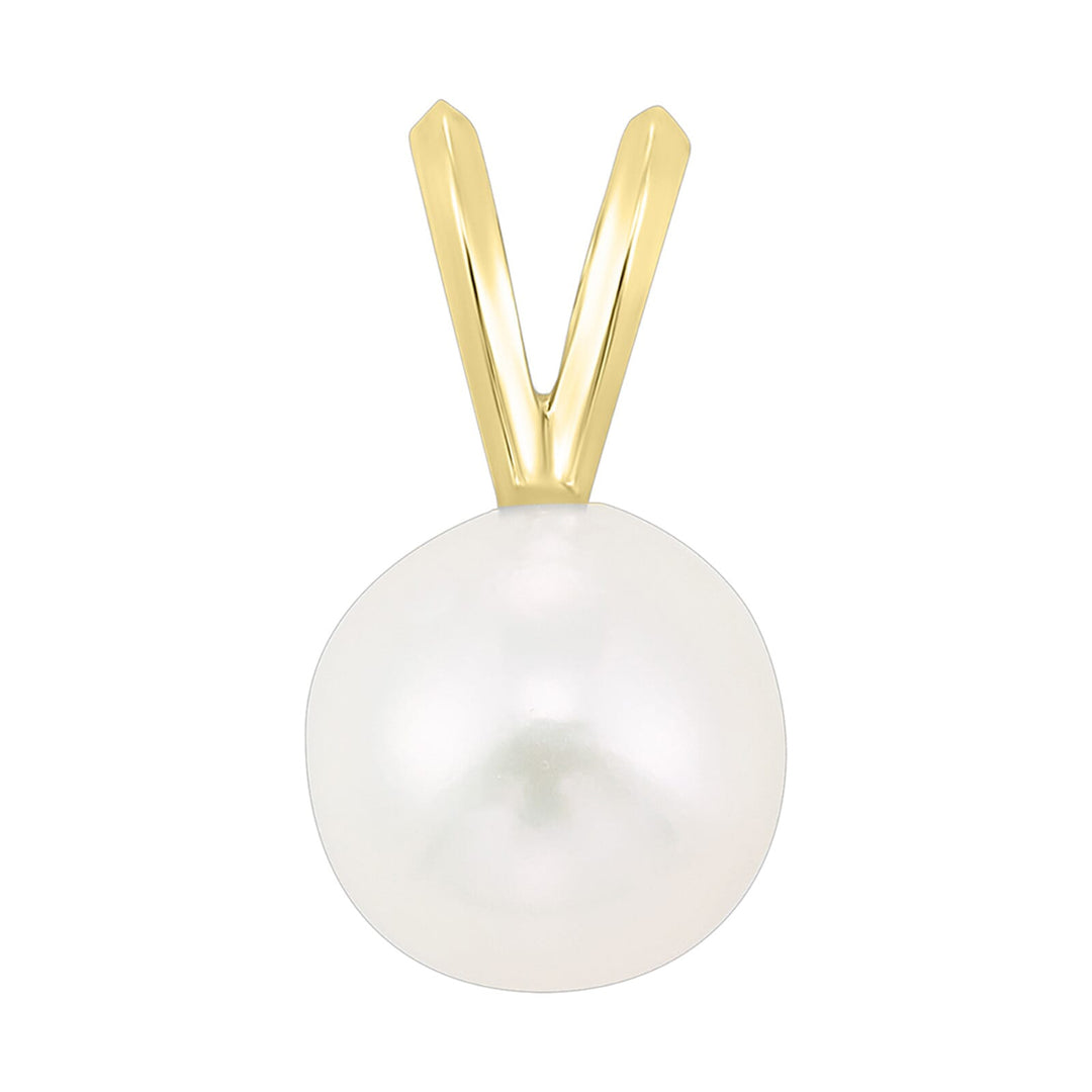 14Kt Yellow Gold Pearl Pendant
