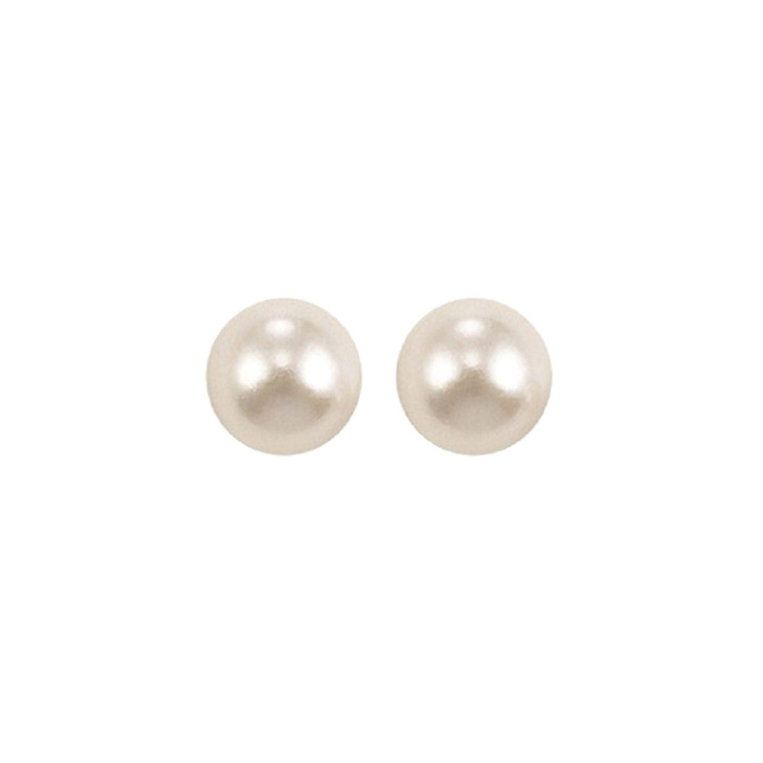 14Kt Yellow Gold Pearl Earring