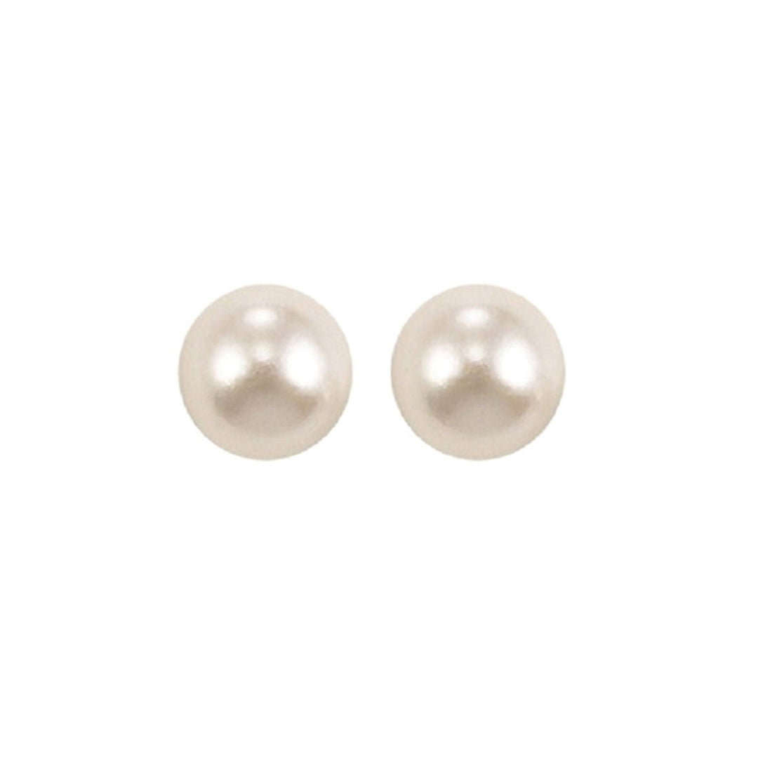 14Kt Yellow Gold Pearl Earring